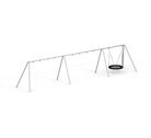 Metal swing frame 2 + 2 + 1 (120 cm)