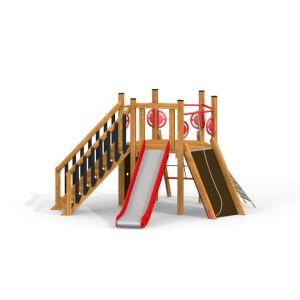 Six Angle w/ Stairs & Slide (H120)