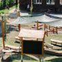 Miniaturka Outdoor Classroom (w/ Wooden Benches, Sunshades, Blackboard & Plant Pots) (5)