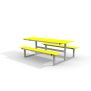 Miniaturka Wheelchair Accessible Picnic Table & Benches HPL (2)