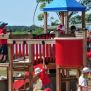 Kids playing on Square Play